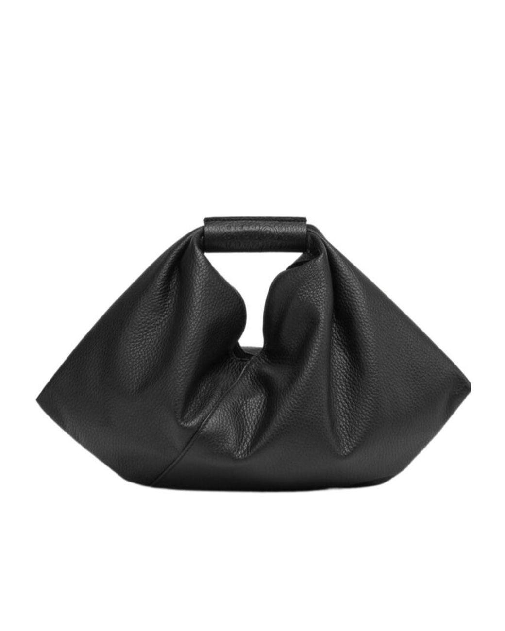 MM6 by Maison Margiela Black Japanese Mini Top Handle Bag