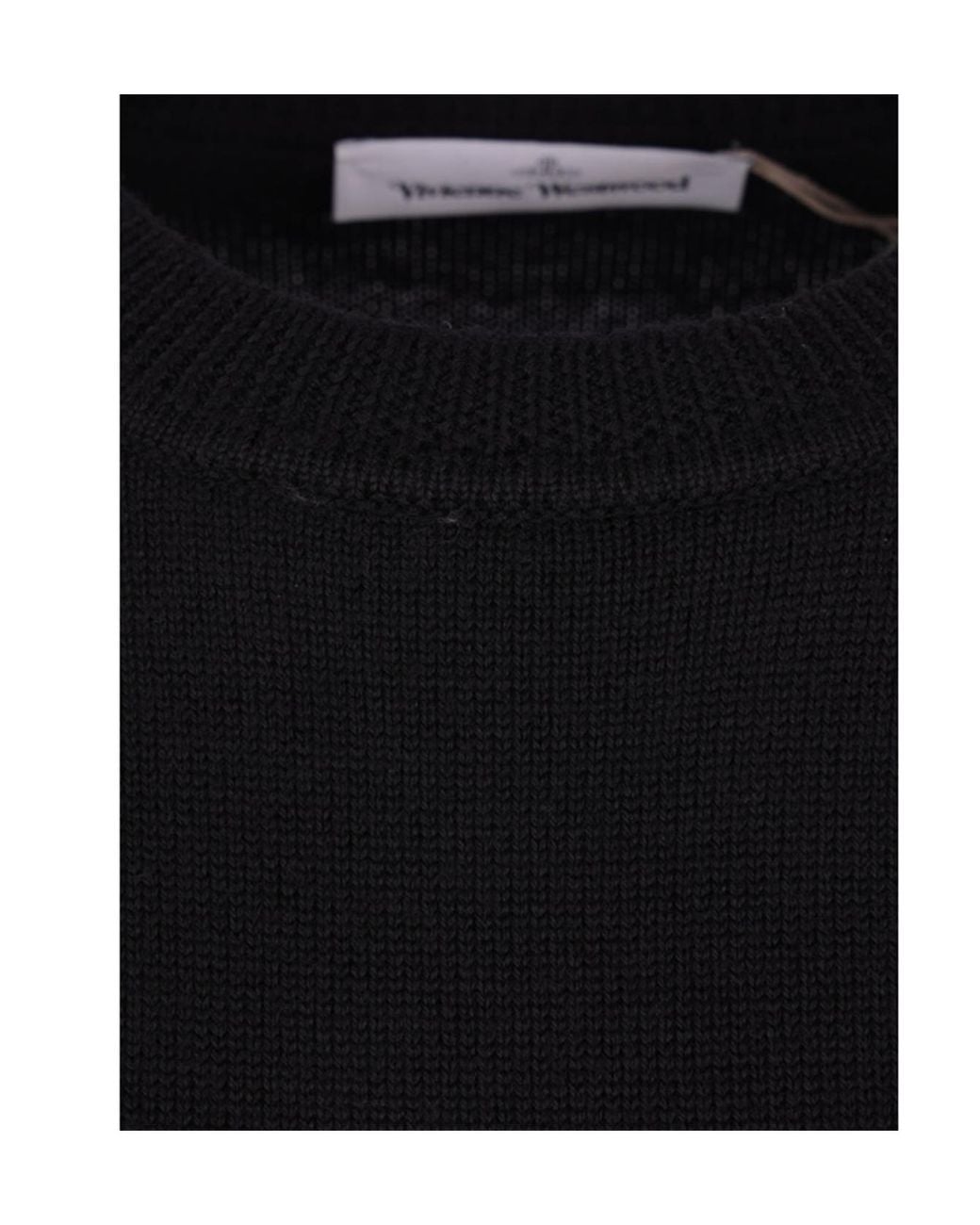 Vivienne Westwood Black Katie Orb Knitted Sweater