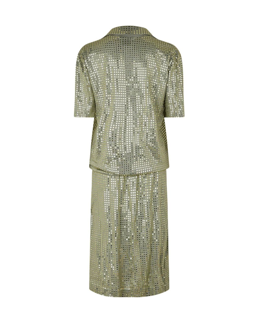 Bottega Veneta Green Mini Dress