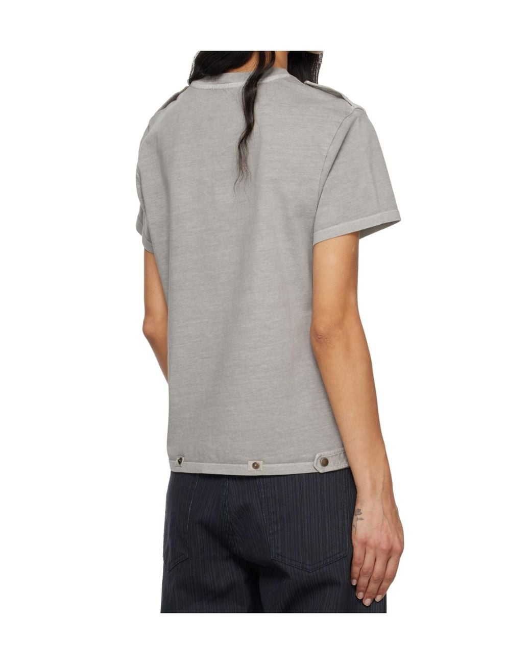 Paloma Wool Gray Short-Sleeved T-Shirt