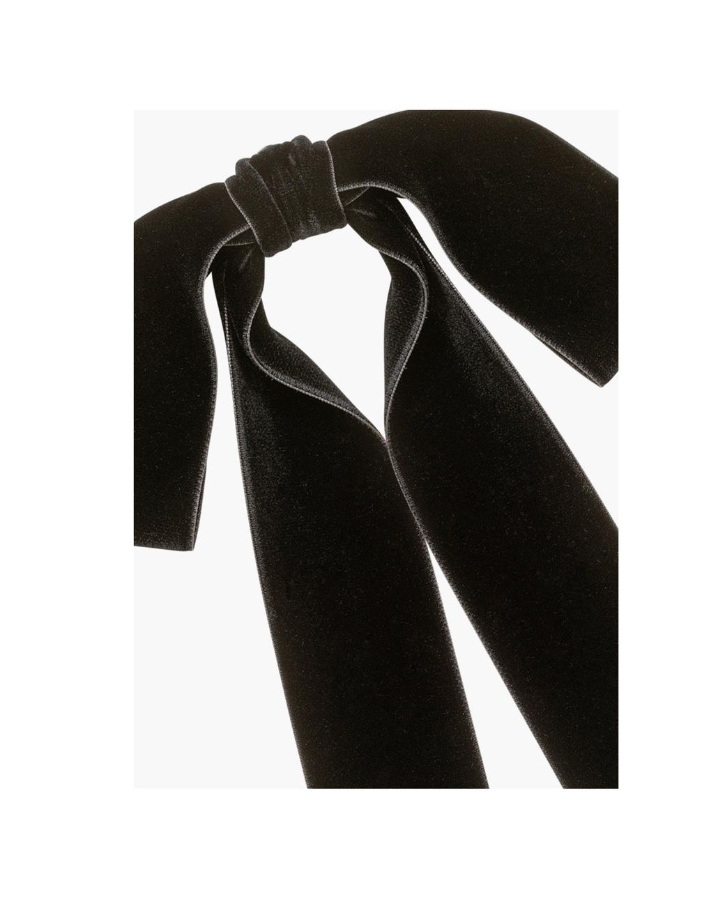 Jennifer Behr Black Bow-Detailing Velvet Head Piece