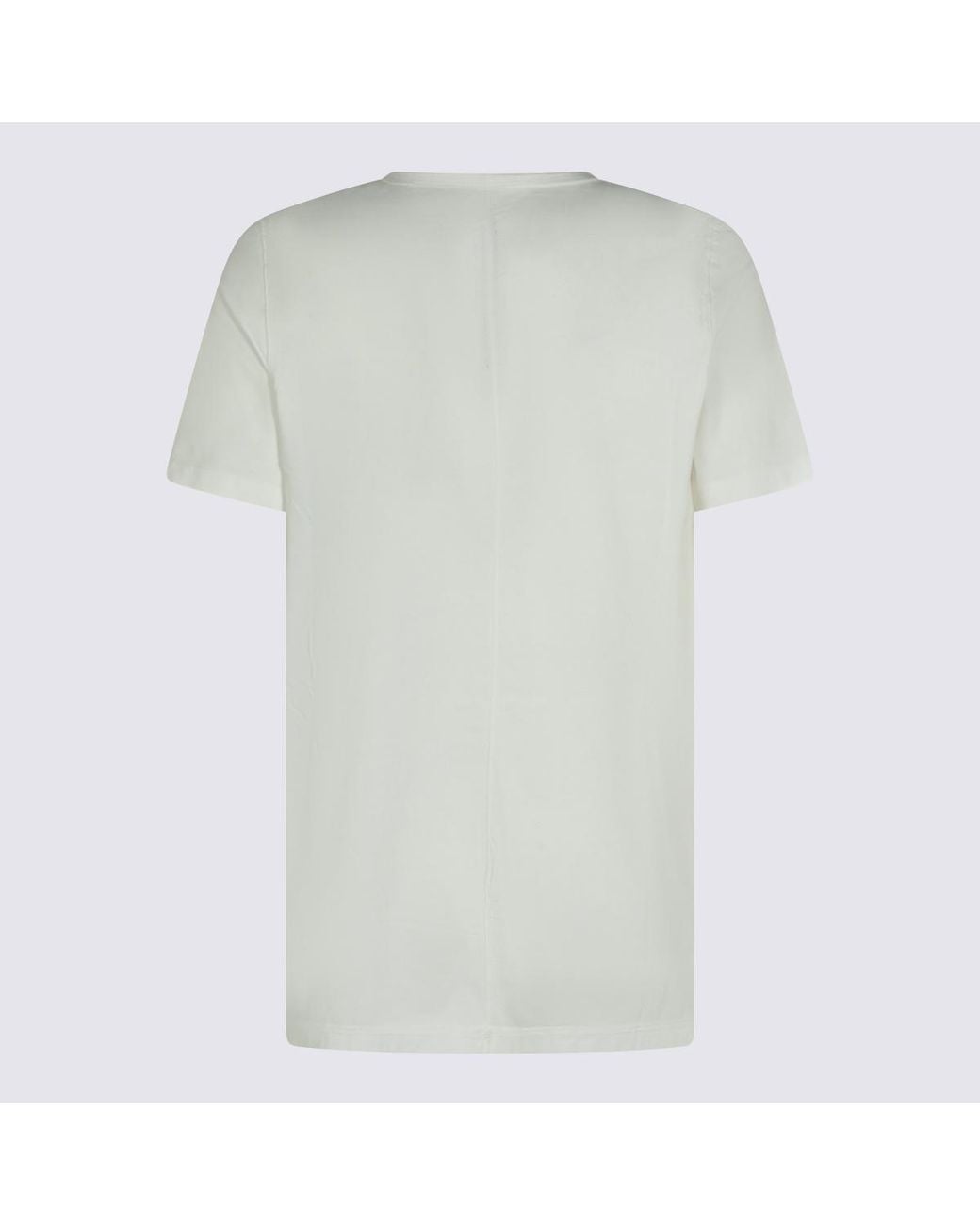 Rick Owens White Drkshdw Printed Crewneck T-Shirt for men