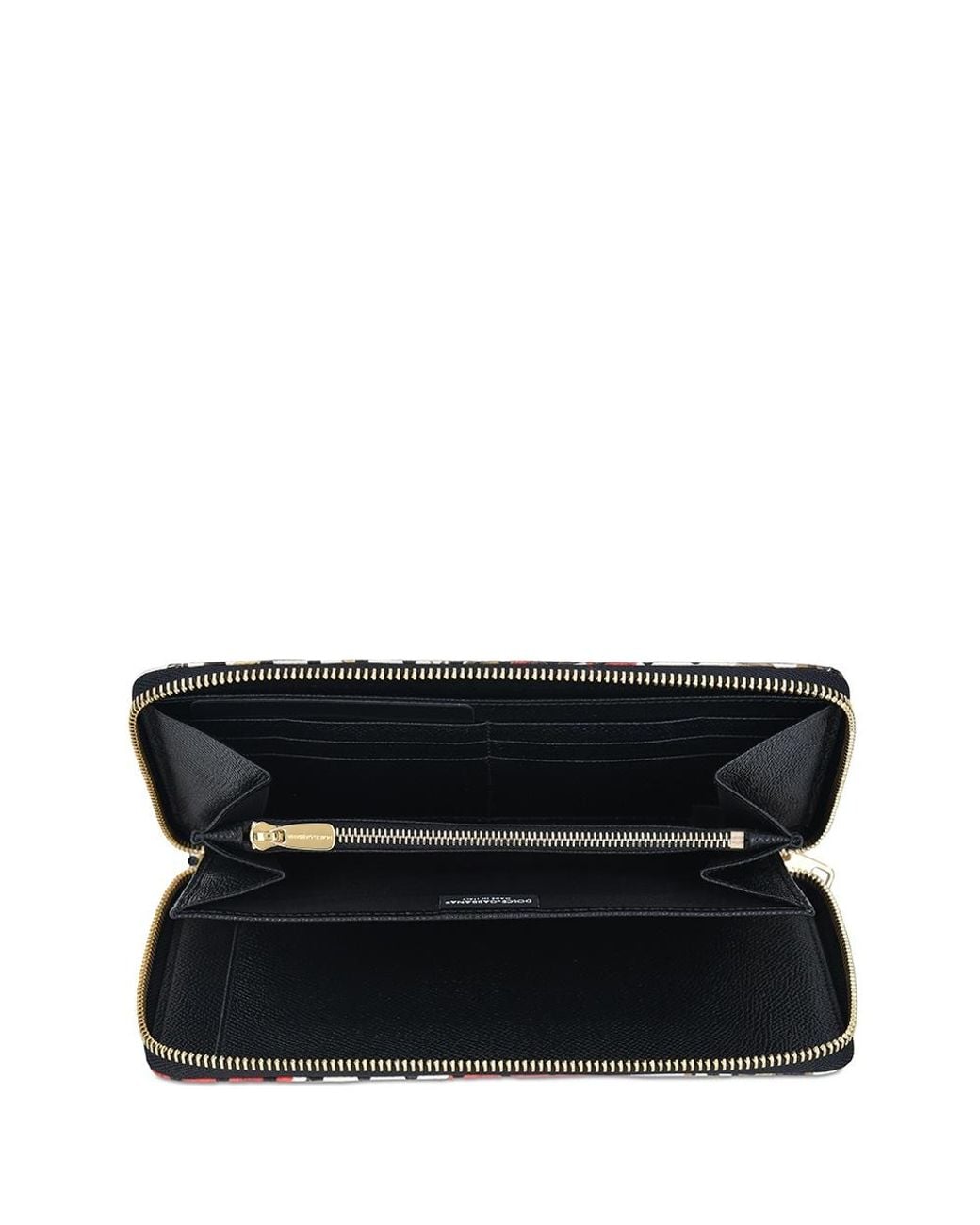 Dolce & Gabbana Red Printed Wallet