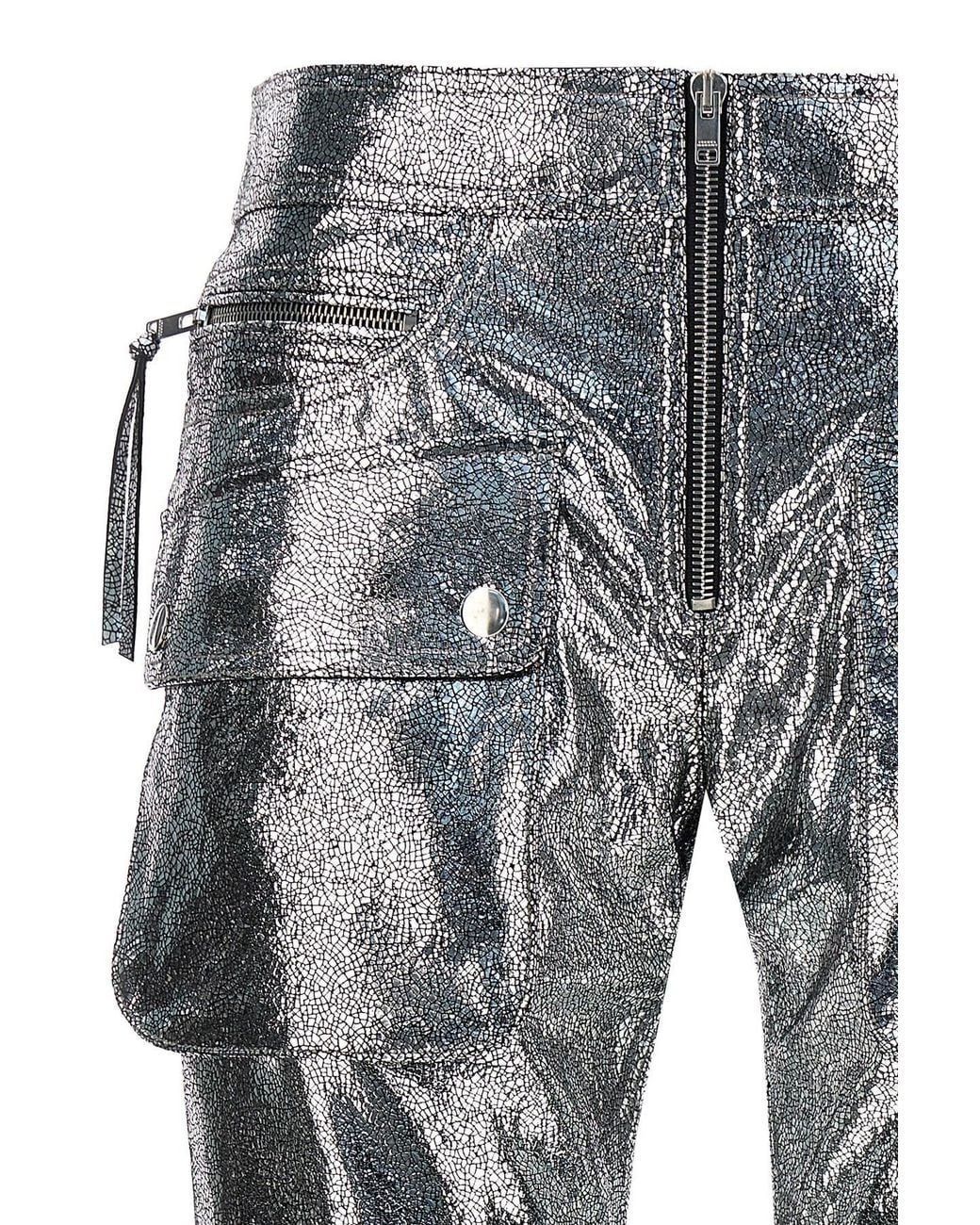 Isabel Marant Gray Ciane Zip Detailed Pants