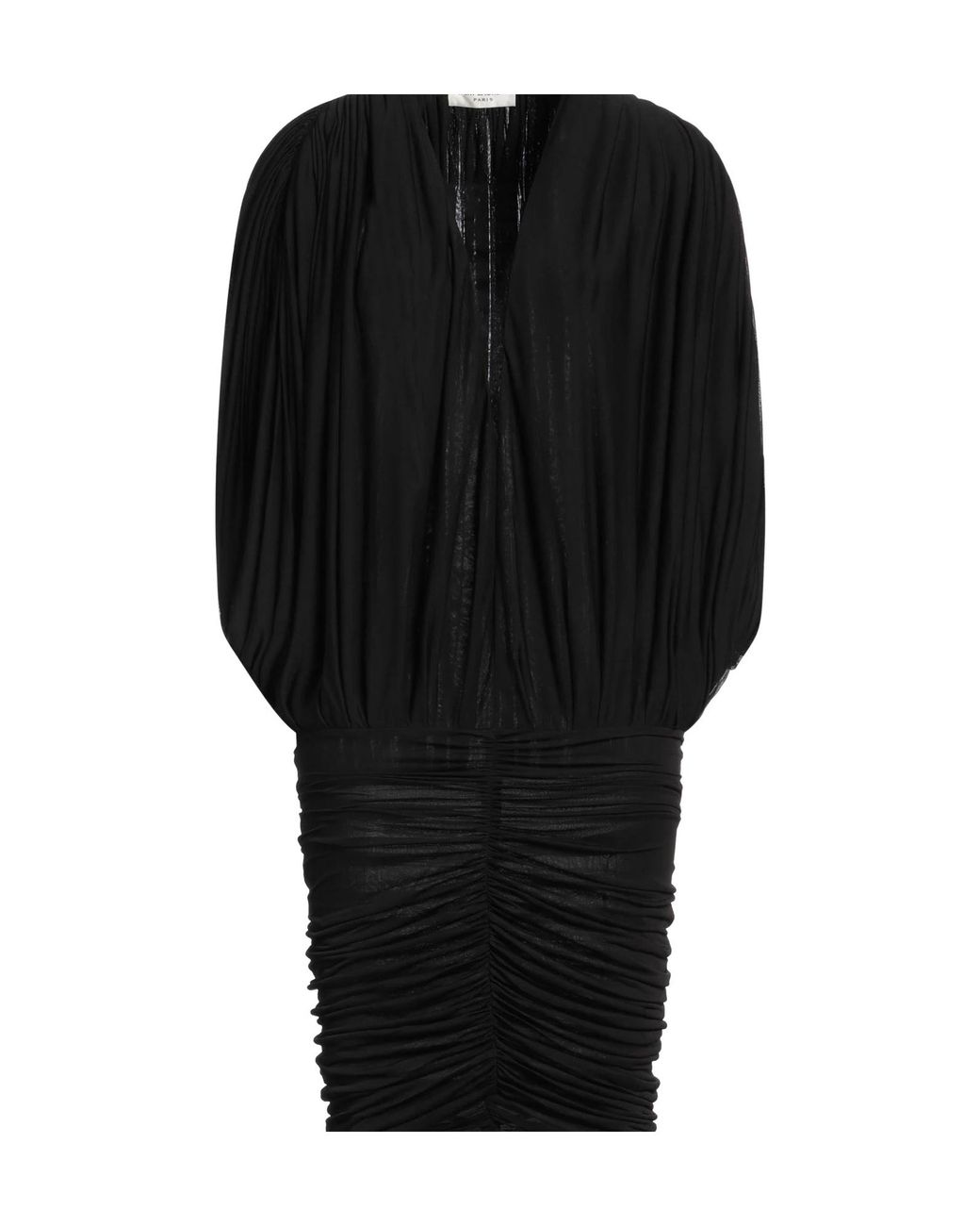 Saint Laurent Black Jersey Bodycon Dress