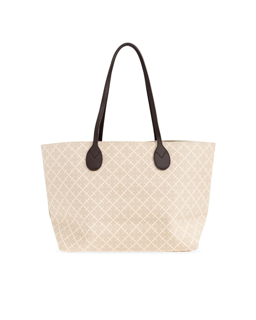 By Malene Birger Natural Abigail Monogram Tote Bag