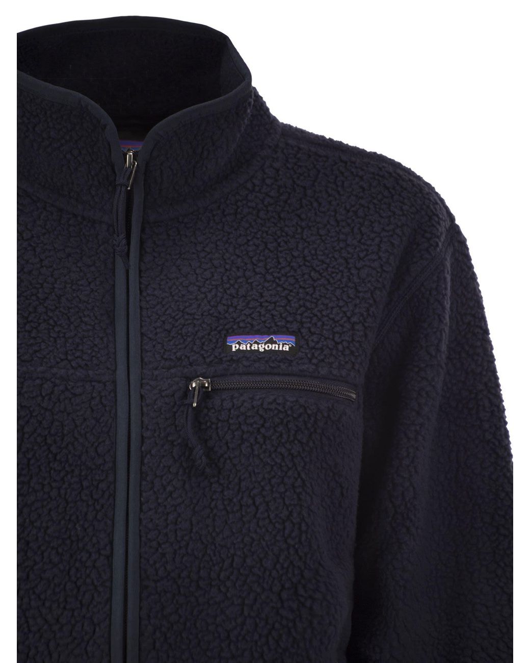 Patagonia Blue Zip-Up Fleece Jacket