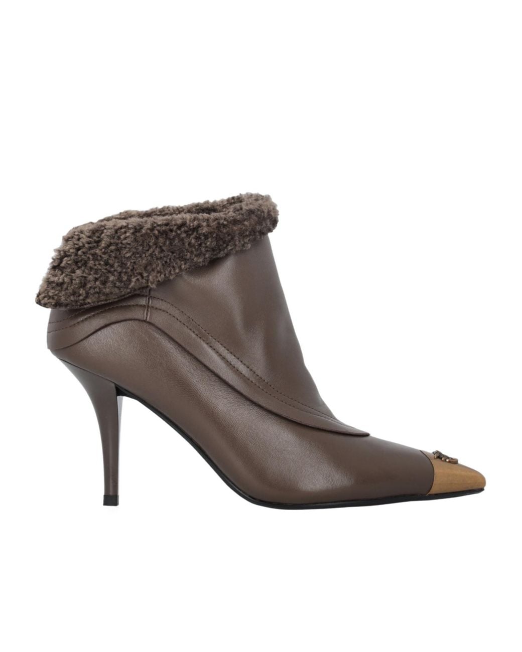 Pinko Brown 70Mm Lucy 25 Boots