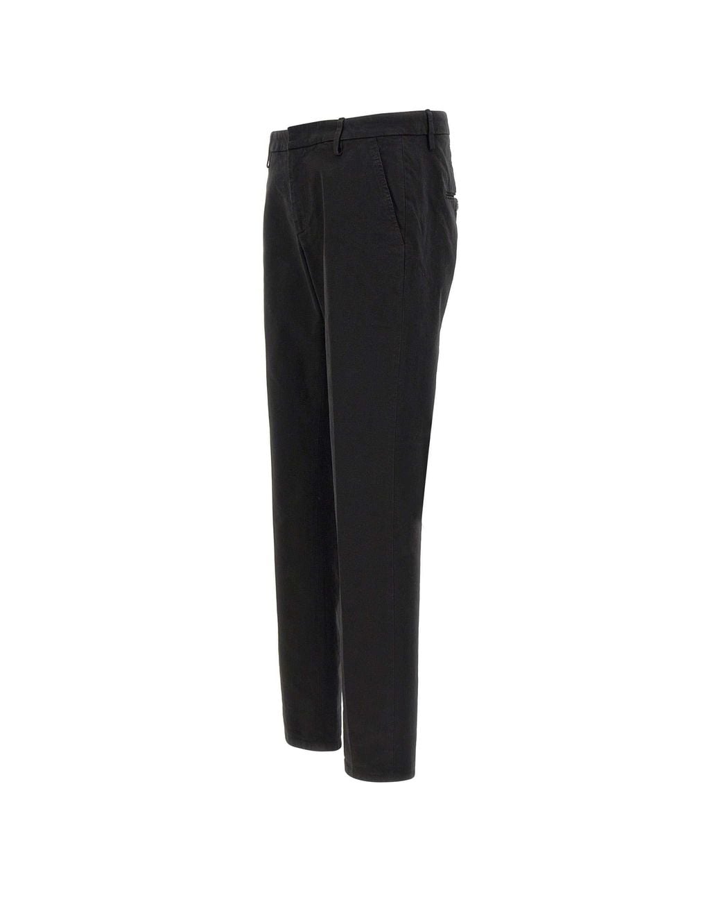 Dondup Black Gaubert Slim Fit Pants for men