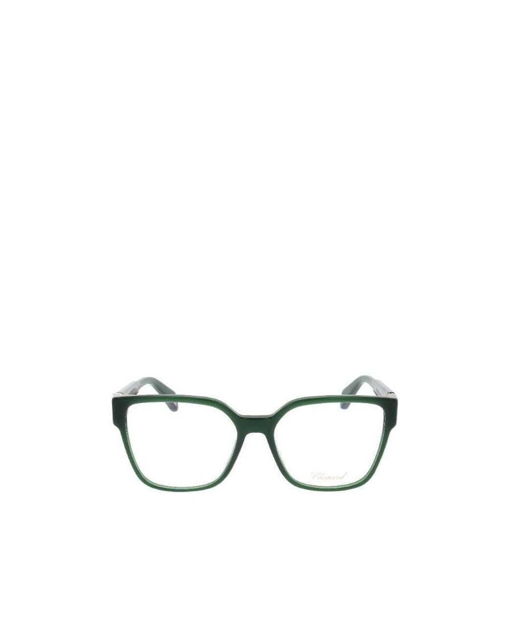 Chopard White Eyewear Square Frame Glasses