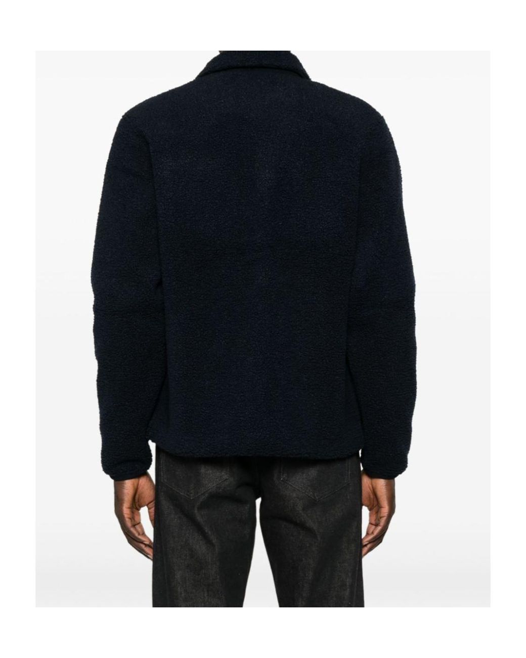 K-Way Blue Cameron Sherpa Polar Fleece Jacket for men