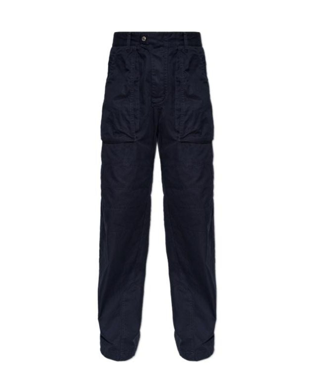DSquared² Blue Wide Leg Cargo Pants for men