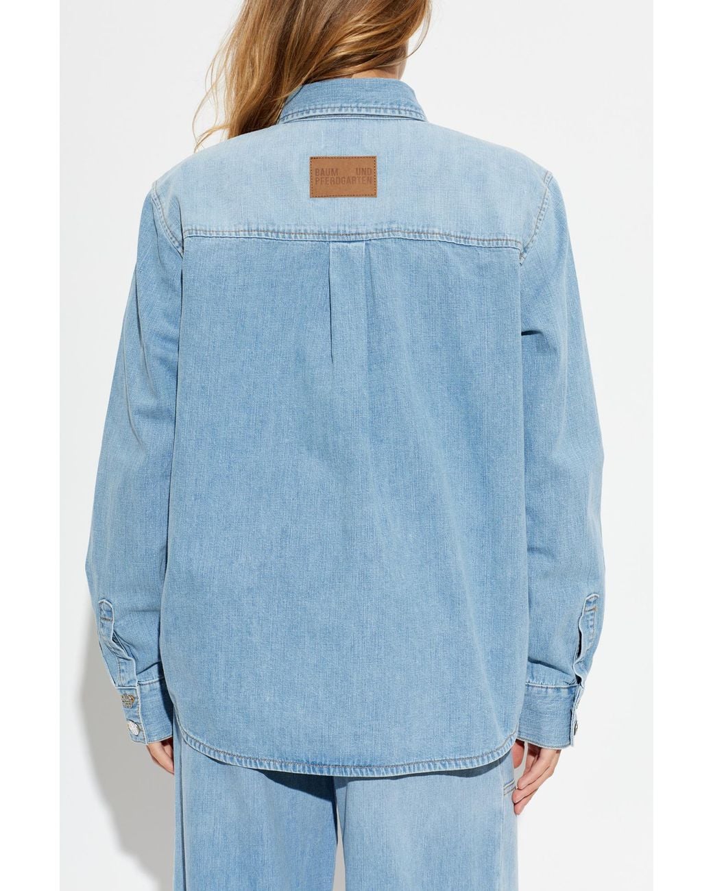 Baum und Pferdgarten Blue Melobu Western Denim Shirt