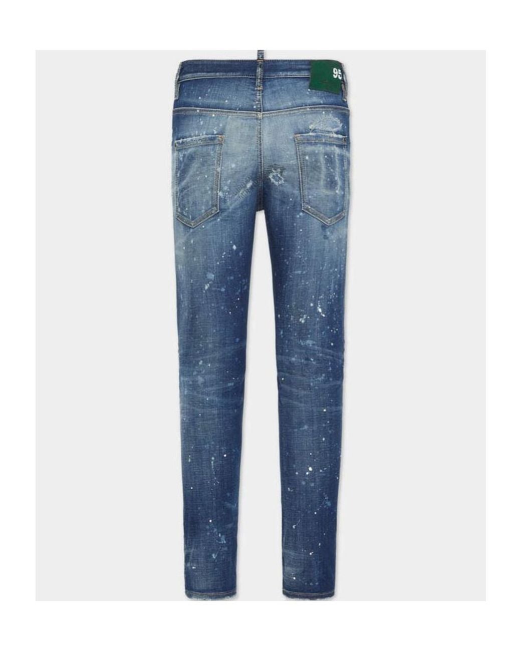 DSquared² Blue Belt Loop Jeans for men