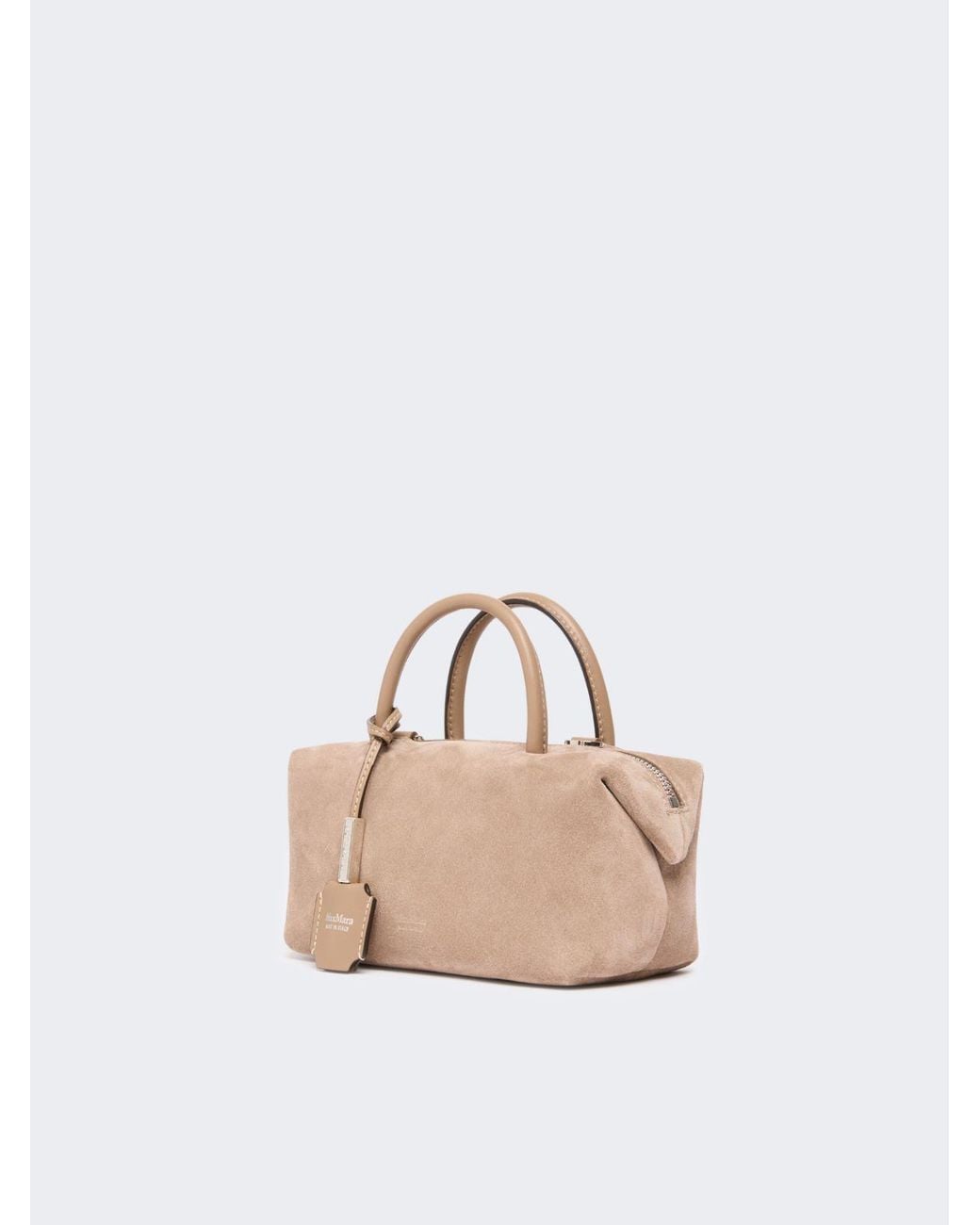 Max Mara Natural Top Handle Shoulder Bag