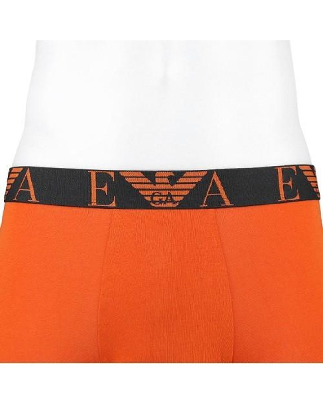 Emporio Armani White Logo Boxer Briefs 3-Pack for men