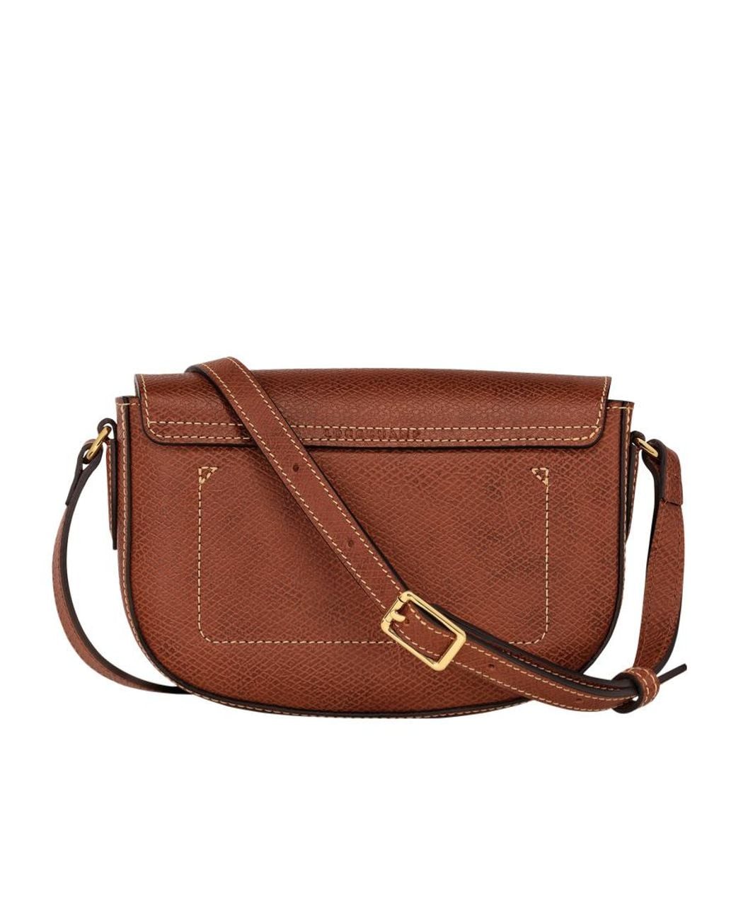 Longchamp Brown Épure Leather Crossbody Bag