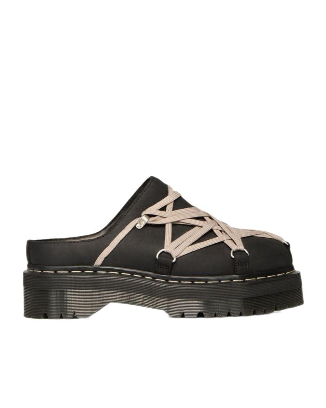 Rick Owens X Dr. Martens Black Dr. Martens X Rick Owens Mules