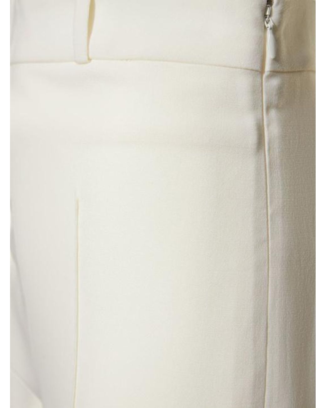 Jacquemus White Le Pantalon Merria Stretch Wool Pants