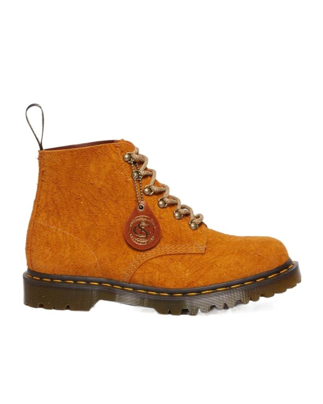 Dr. Martens Brown 101 Lace-Up Suede Boots for men