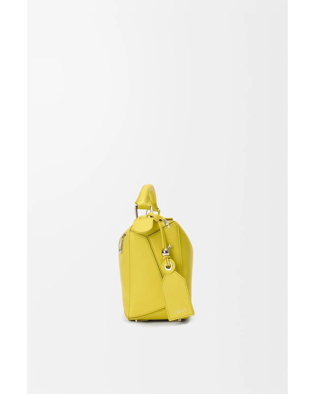 Loewe Yellow Small Featherlight Puzzle Bag