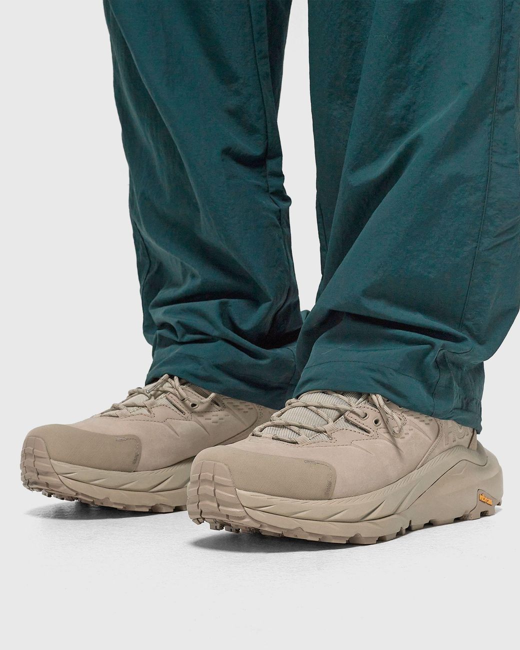 Hoka One One Gray Transport Suede Sneakers for men