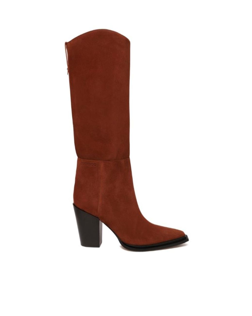 Jimmy Choo Brown Pointed-Toe High Boots