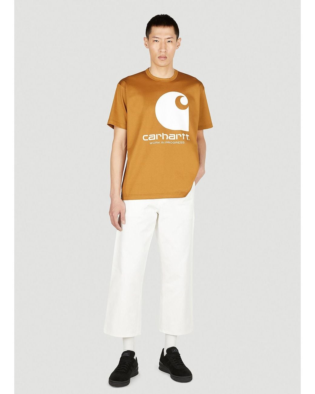 Junya Watanabe Metallic X Carhartt Printed T-Shirt for men