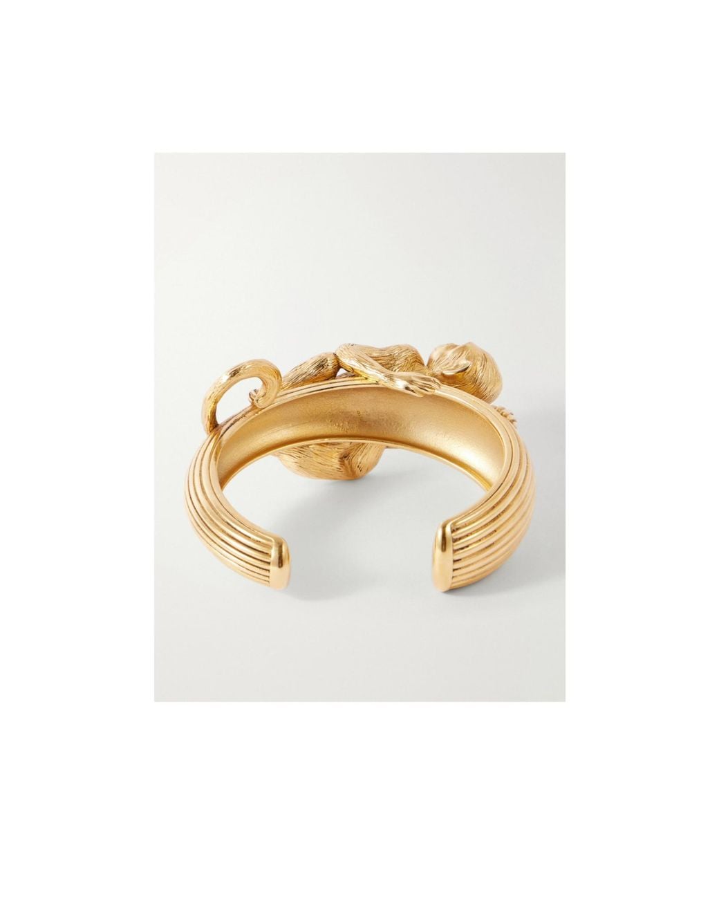 Khaite Metallic Monkey-Toned Cuff
