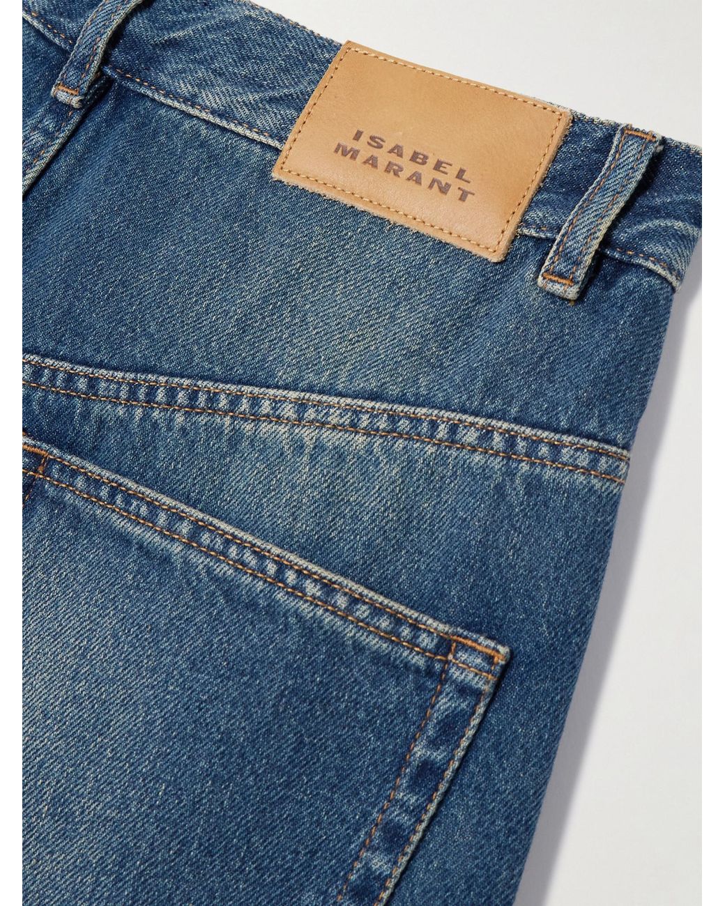 Isabel Marant Blue Joanny Mid-Rise Jeans