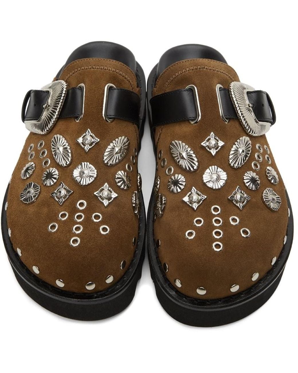 Toga Virilis Brown Tawny Logo Muller Shoes for men