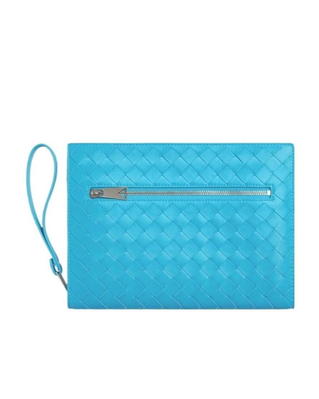 Bottega Veneta Blue Logo Weaving Handbag for men