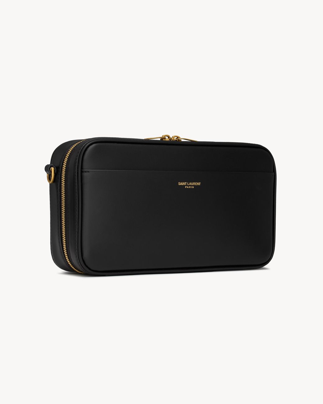 Saint Laurent Black Paris Travel Pouch for men