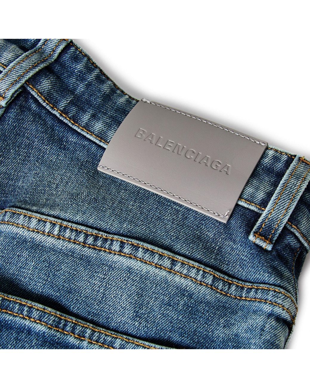 Balenciaga Blue High-Waist Jeans