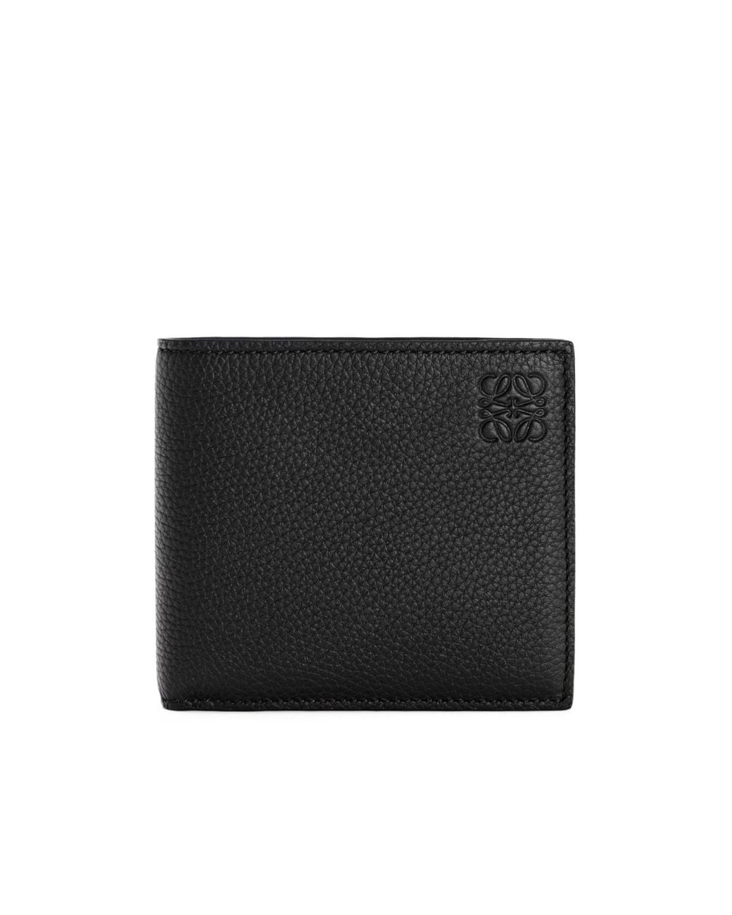 Loewe Black Logo Embossed Bifold Wallet for men