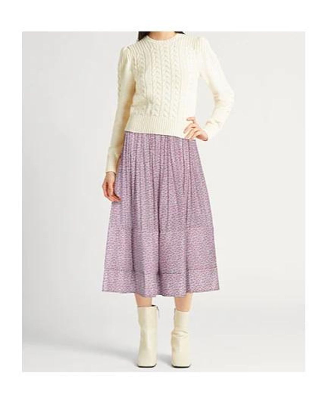 Tory Burch Purple Midi Skirts