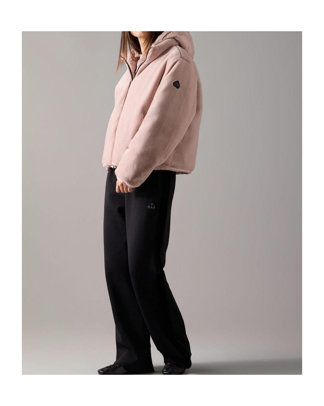 Moose Knuckles Pink Queens Reversible Down Puffer