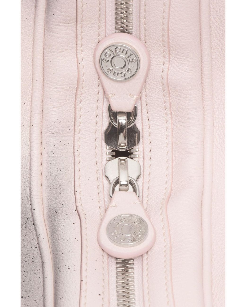 Acne Gray Logo-Print Shoulder Bag for men