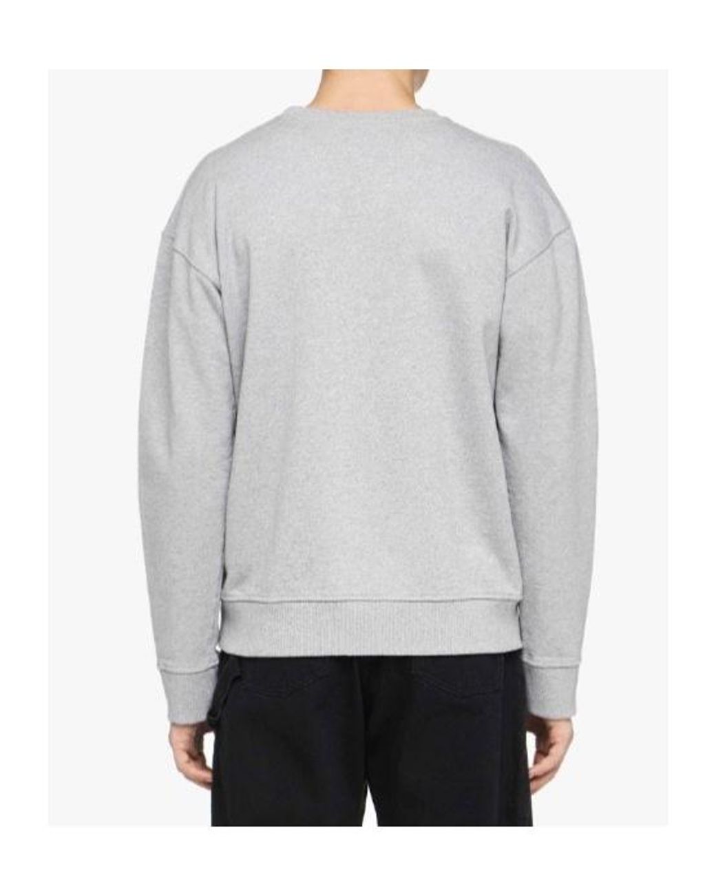 J.W. Anderson Gray Jw Anderson Logo Embroidered Sweatshirt for men