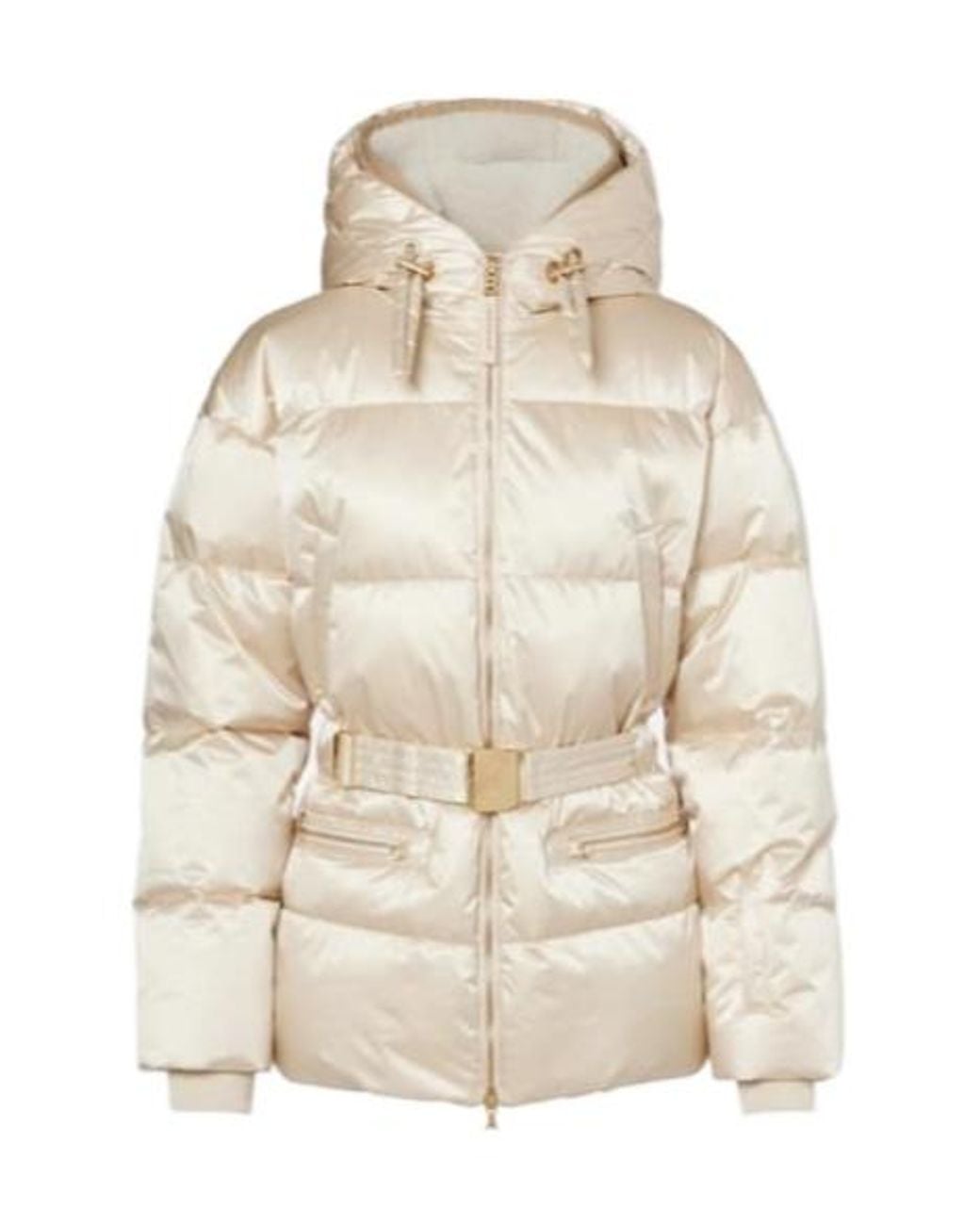 Bogner Natural Lyra Belted Down Ski Jacket