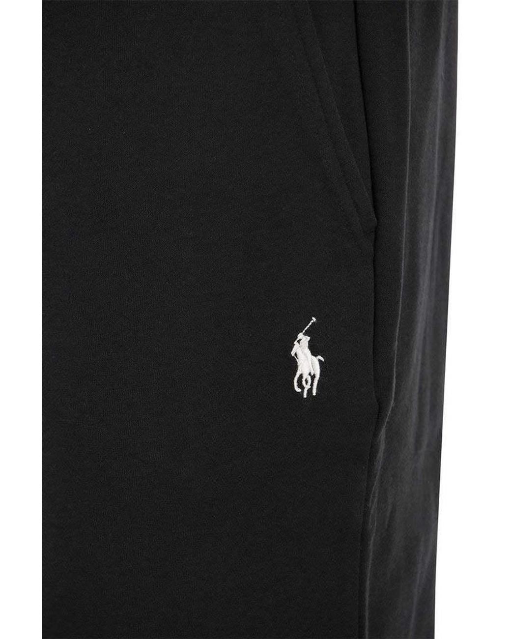 Polo Ralph Lauren Black Drawstring Sweatpants for men