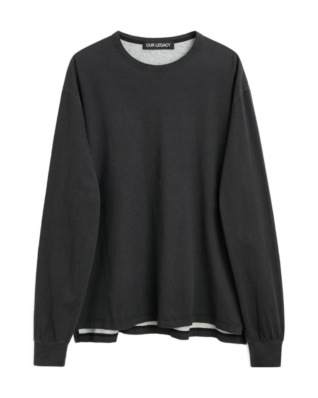 Our Legacy Black Cruise Fallen Angel Long-Sleeve T-Shirt for men