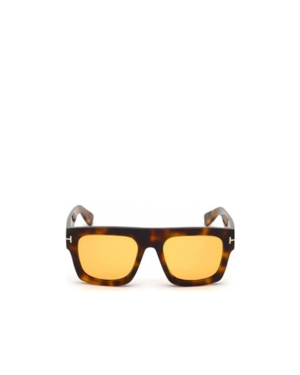 Tom Ford Metallic Eyewear Fausto Square Frame Sunglasses for men