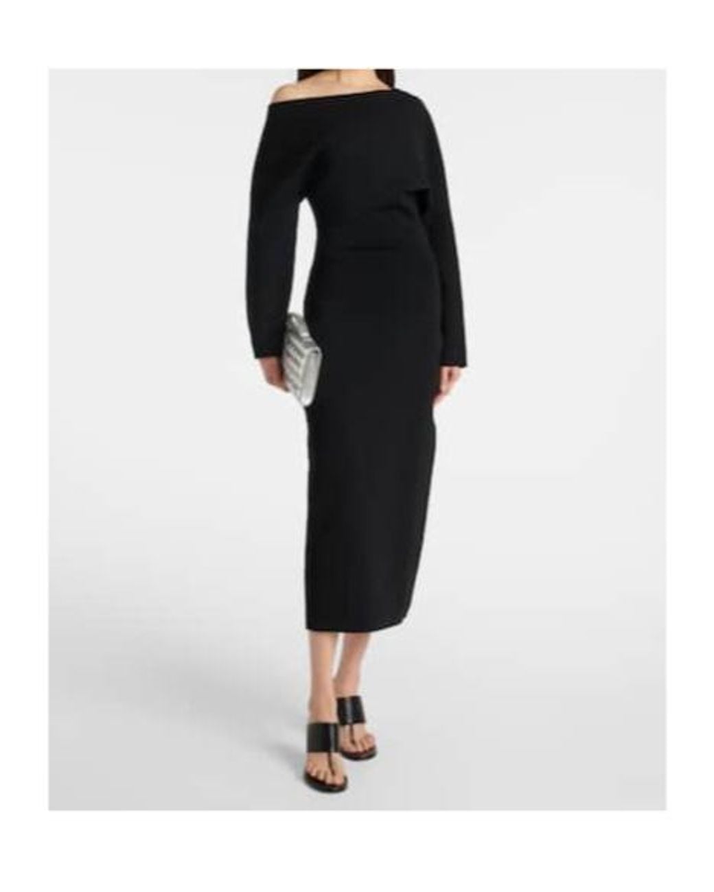 Altuzarra Black Etta One-Shoulder Maxi Dress