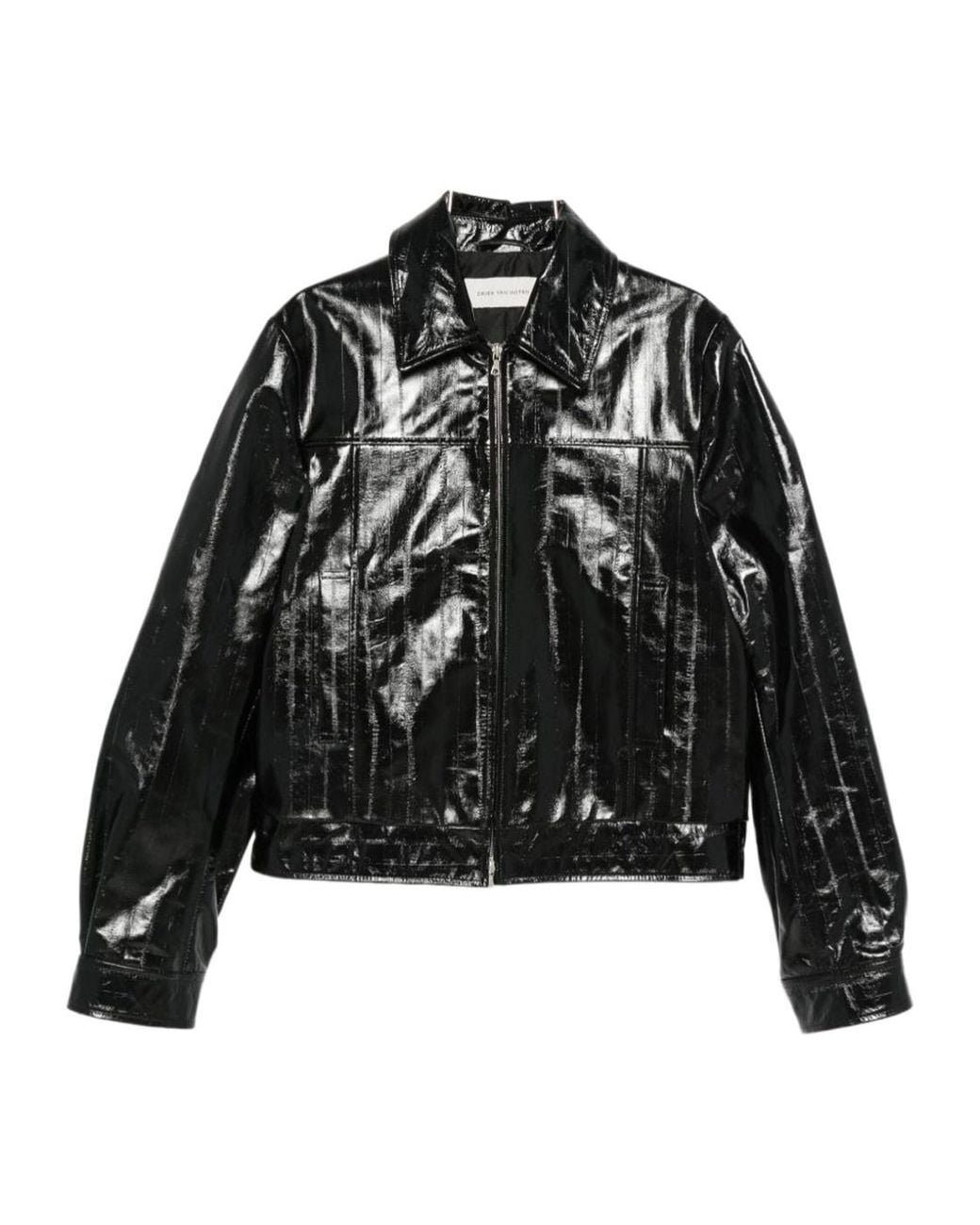 Dries Van Noten Black Zipped Jacket for men