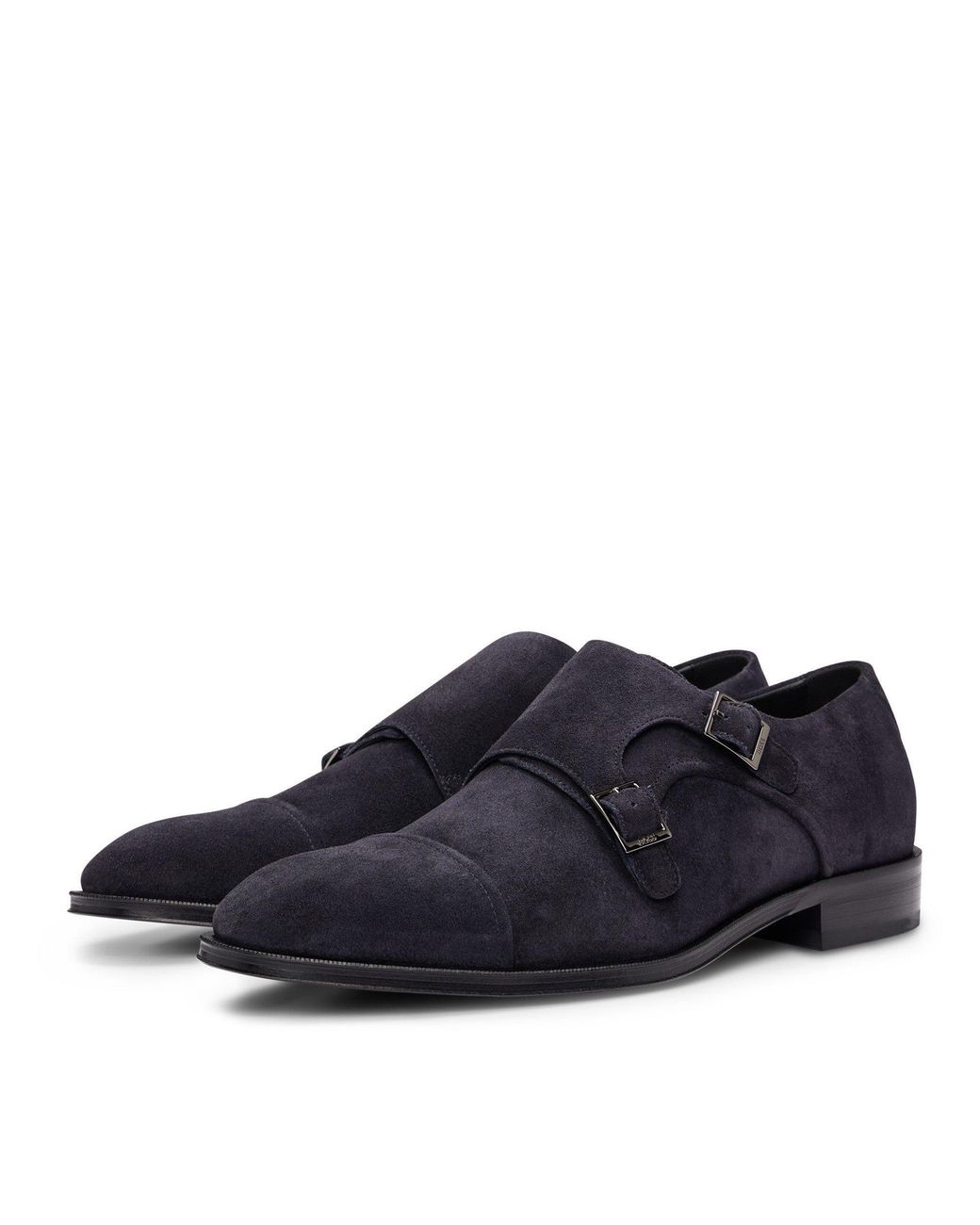 Boss Blue Solid Color Loafers for men
