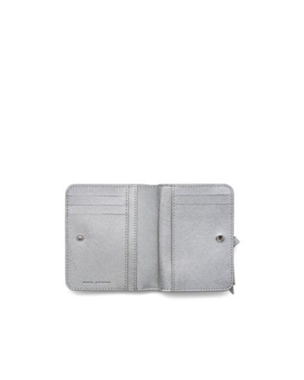 Marc Jacobs Gray The Snapshot Mini Compact Wallet
