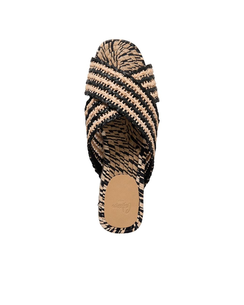 Castaner Brown Two-Tone Patchwork Slippers