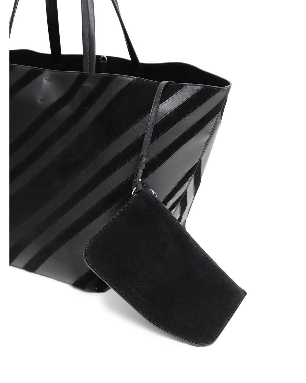 Phoebe Philo Black Basket Cabas Handbag