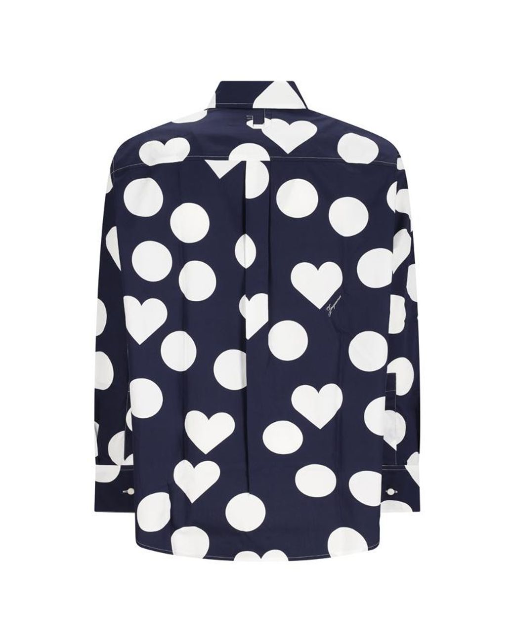 Jacquemus Blue The Camargue Polka-Dot Shirt for men
